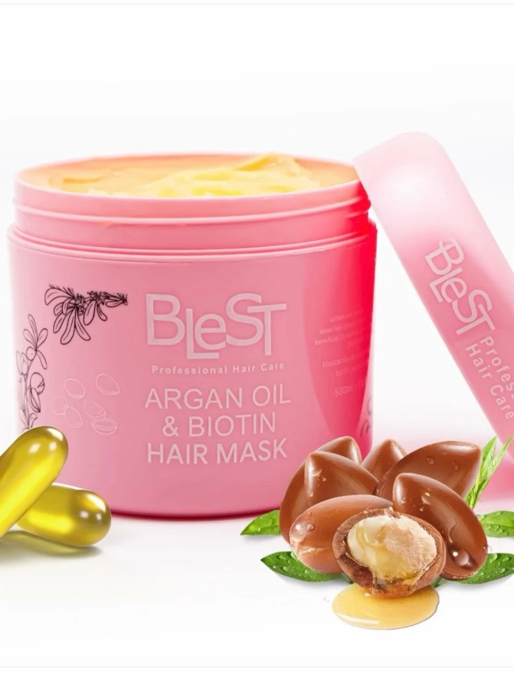 Blest Argan Oil & Biotin Hair Mask - Nourishing Treatment